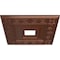 Ekena Millwork Eris Ceiling Medallion (Fits Canopies up to 9 7/8"), 18"W x 18"H x 3 1/2"ID x 1 1/8"P, Copper Penny CM18ERCPS - alternate 4